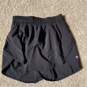 Lululemon black shorts size 6! Perfect condition
